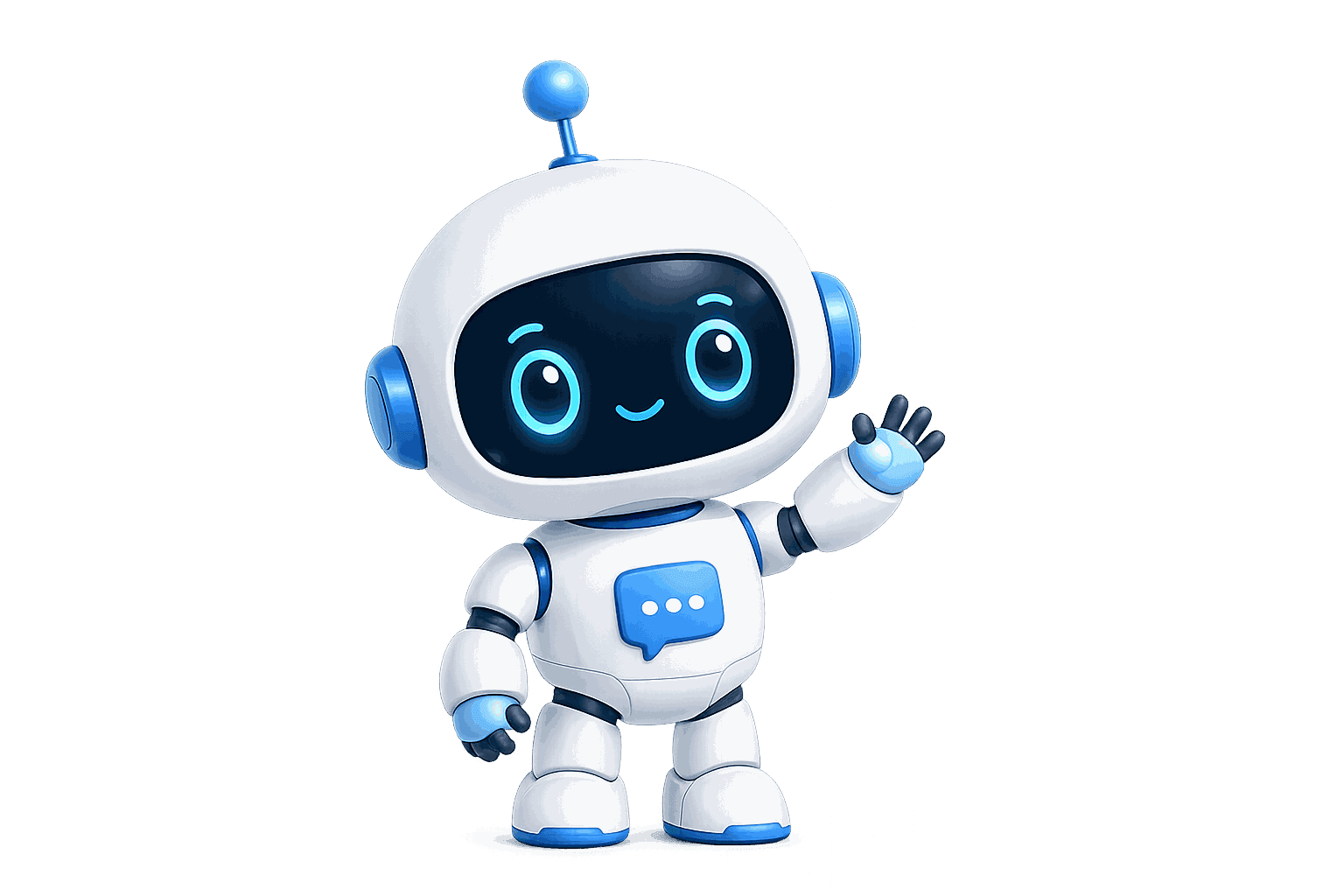Contact Robot Illustration